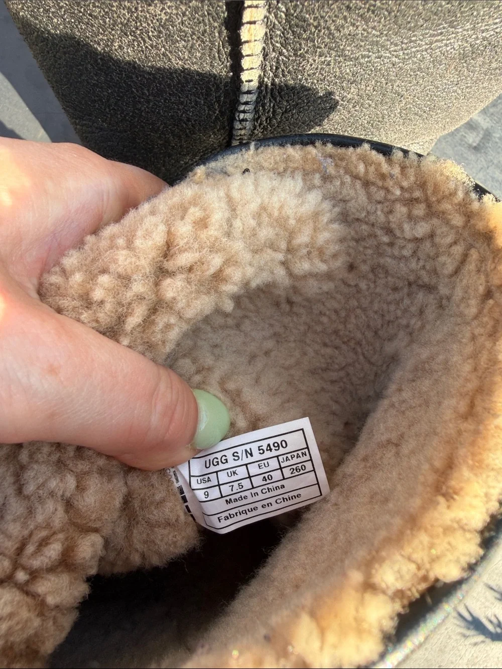 UGG Black Snow / winter boots